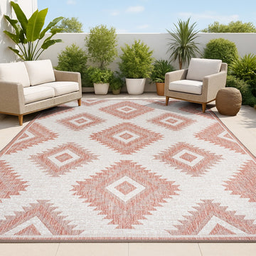 Lior Geometric Moroccan Diamond Area Rug